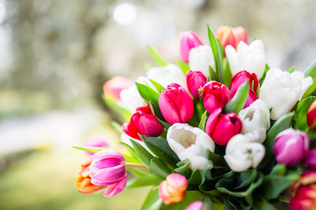 bunter Blumenstrauß.