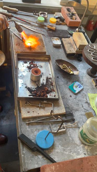 Ring-Workshop im Schmuckmuseum.