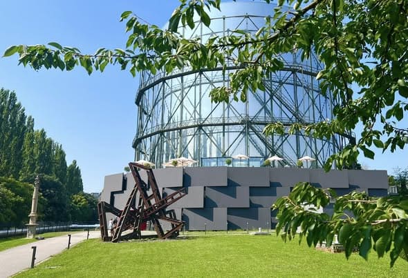 Außenansicht Gasometer in Pforzheim