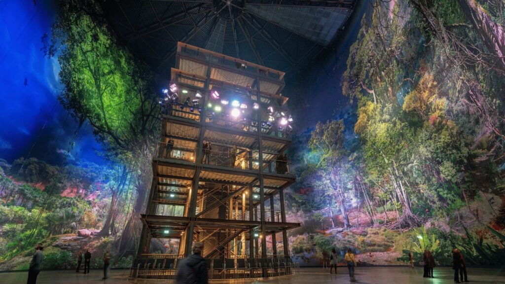Aussichtsturm, Gasometer in Pforzheim.