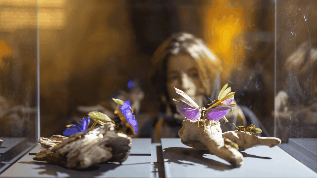 Ausstellung Falter ... Gasometer in Pforzheim.