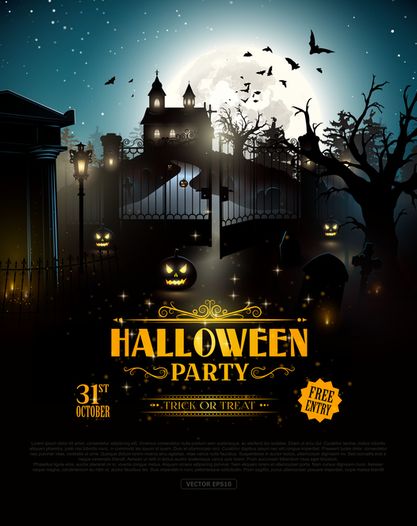 Halloween-party Poster.